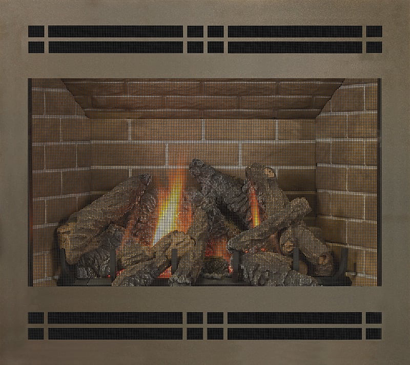 indoor fireplace bariron screen