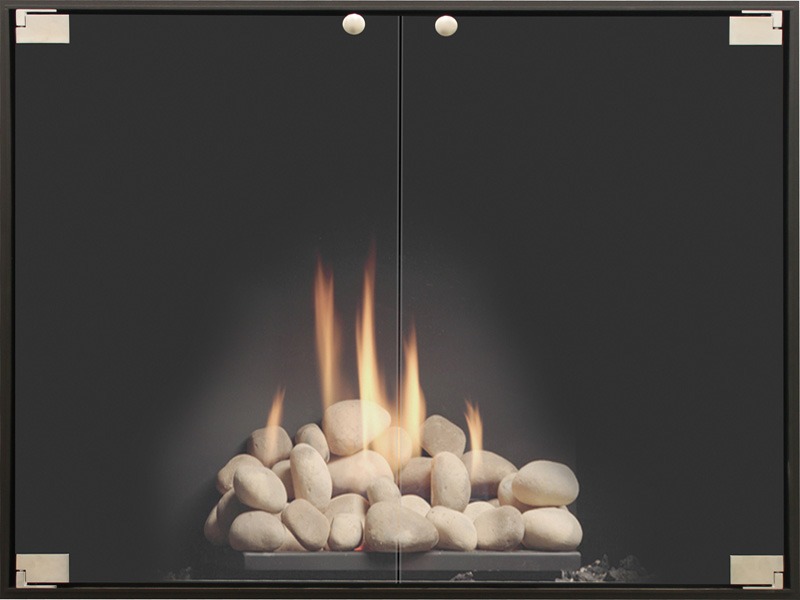 elite simple fireplace door